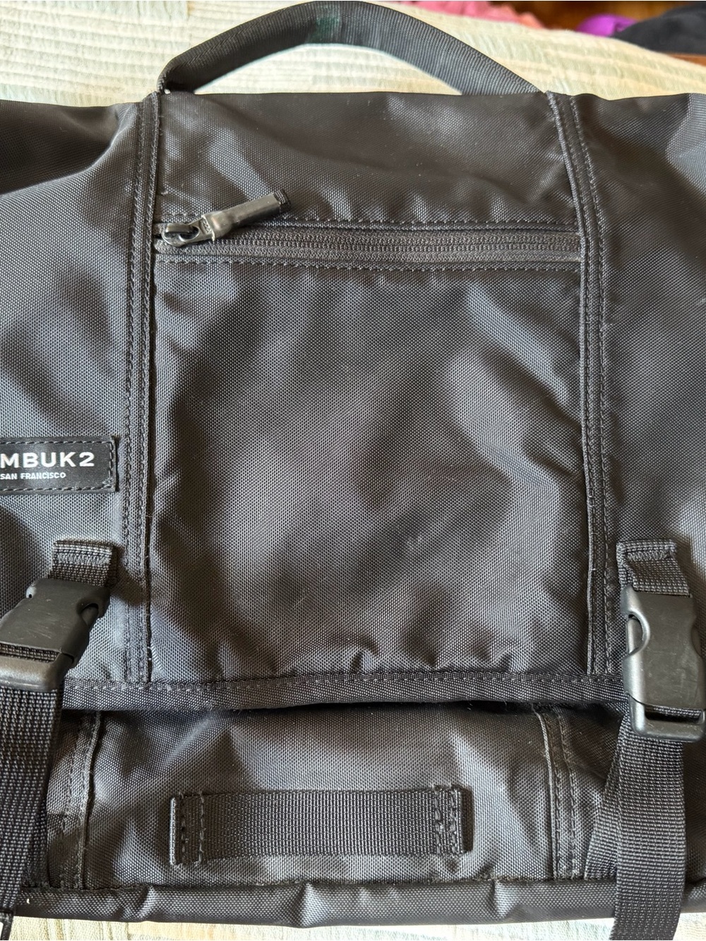 Timbuk2 Black Men's Messenger Bag with Front Pocket